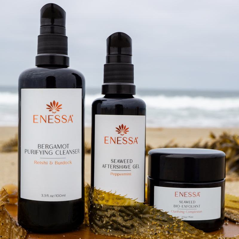 Men's Survival Kit- Bergamot - Enessa Organic Skin Care